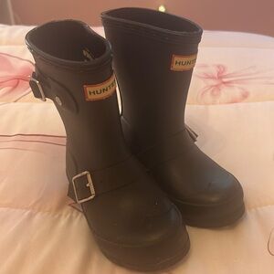 Toddler size 9 Hunter Rain Boots